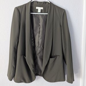 H&M Khaki Blazer for Women